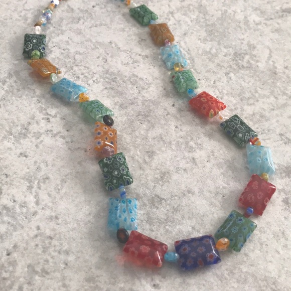 Colorful Beaded Necklace - Picture 2 of 2